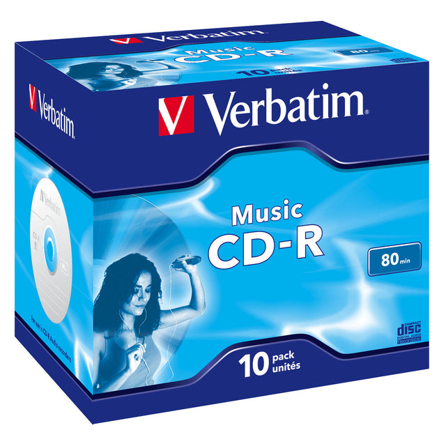 CD-R Verbatim Music 10 Unités 80' 16x