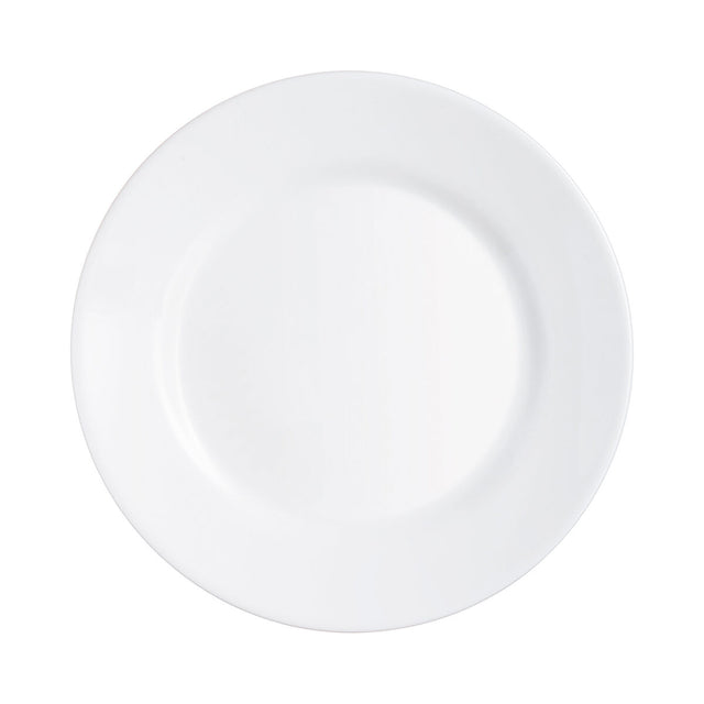 Service de vaisselle Arcoroc Restaurant 25,4 cm Blanc verre