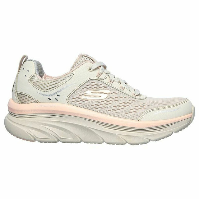 Chaussures de sport pour femme Skechers D´Lux Walker - Infinite Motion Beige