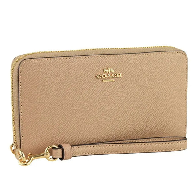 Porte-monnaie Coach C3441-IMTAU Violet Cuir 19 x 10 cm