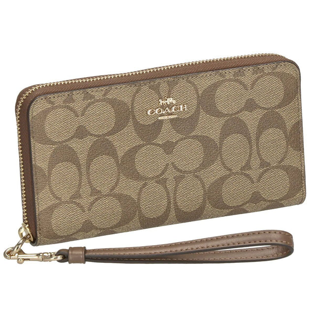 Porte-monnaie Coach C4452-IME74 Violet Cuir 19 x 10 cm