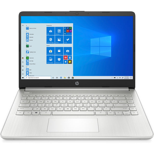 Ordinateur Portable HP 14s-dq0009ns Espagnol Qwerty 14" 4 GB RAM 64 GB eMMC Intel Celeron N4020