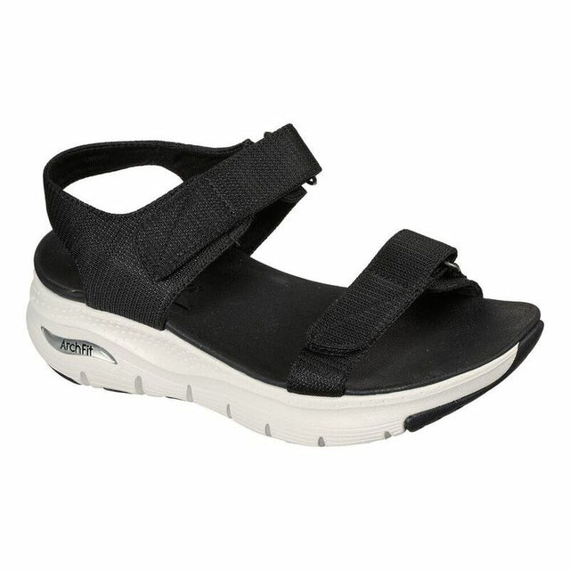 Sandales pour Femme Skechers Arch Fit Noir