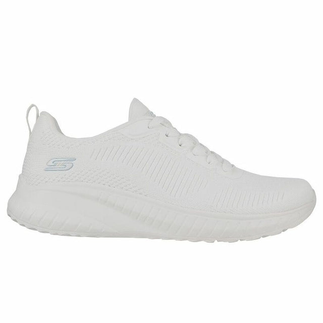 Chaussures de sport pour femme Skechers Bobs Sport Squad Chaos Blanc