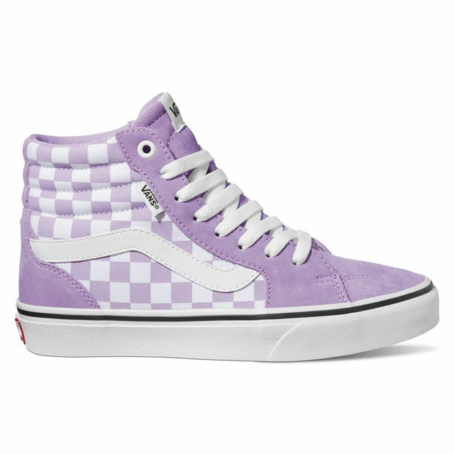 Chaussures casual femme Vans Filmor CheckerBoard Lila