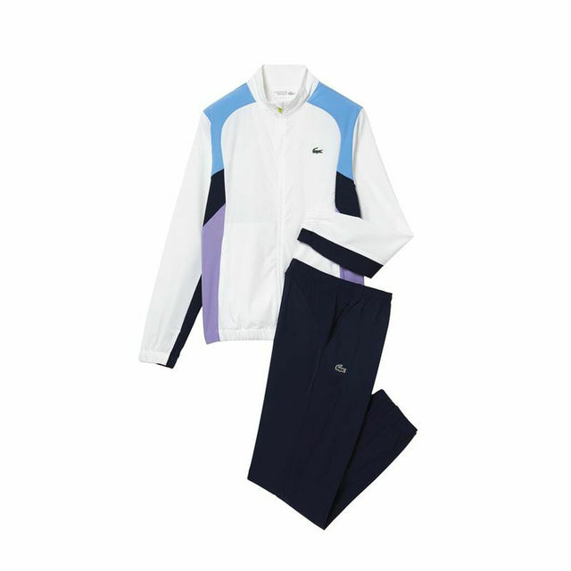 Survêtement pour Adultes Lacoste Sport Tennis Colorblock Blanc