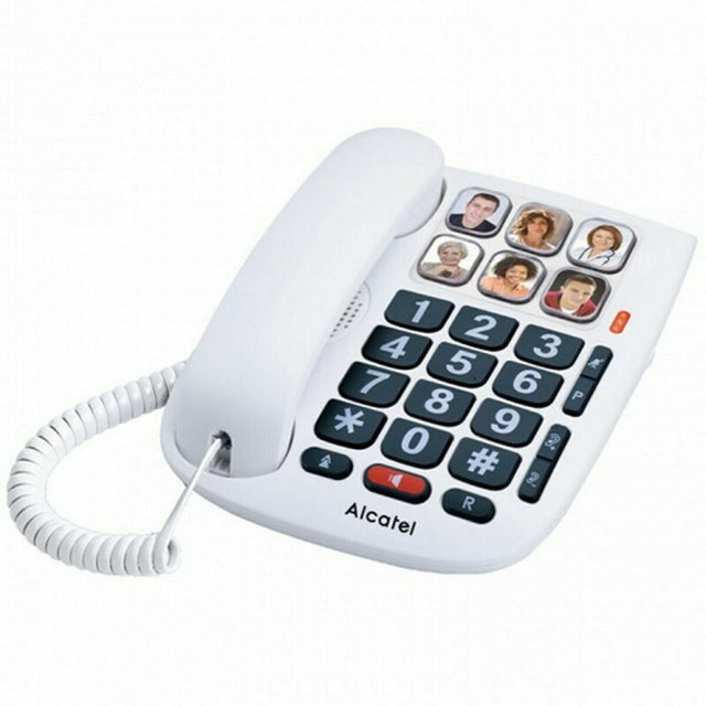 Téléphone fixe Alcatel ATL1416459 LED Blanc (Reconditionné A)