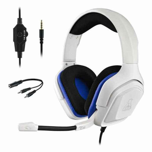 Casques avec Microphone The G-Lab The G-LAB Blanc (Reconditionné C)