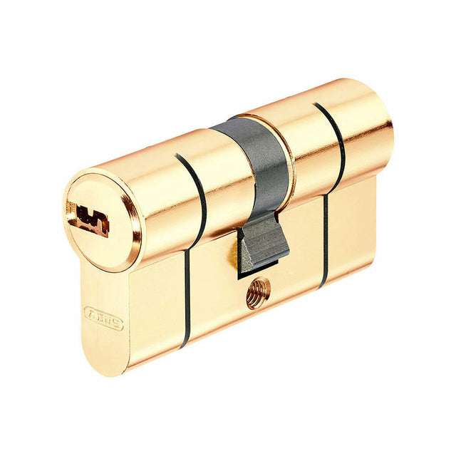 Cylindre ABUS D66 MM 30/30 Laiton Double Européen Doré Came longue