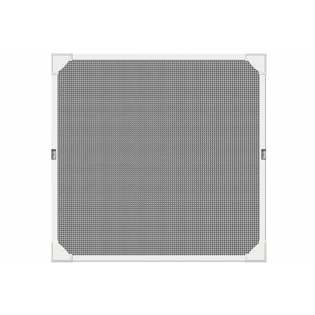 Moustiquaire Schellenberg Magnétique Avec cadre Fibre de Verre Blanc (100 x 120 cm)