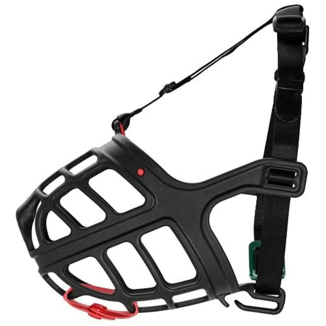 Muselière Hunter Albury Noir Taille 4 (7 cm) (33 cm) (69 cm)