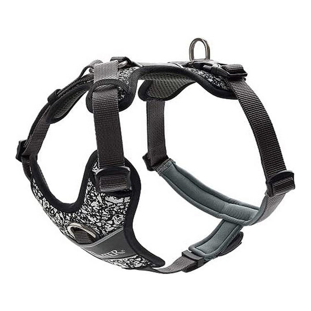 Harnais pour Chien Hunter Divo Réfléchissant Noir/Gris Taille M (56-73 cm)