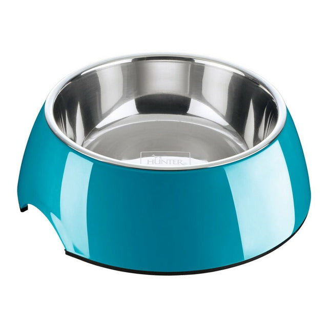 Mangeoire pour chiens Hunter Bleu Mélamine (22 x 22 x 11,5 cm)