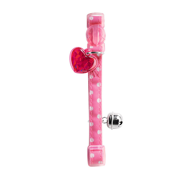 Collier pour chat Hunter Glossy Dots Rose (17,1 x 3,6 x 2,5 cm)