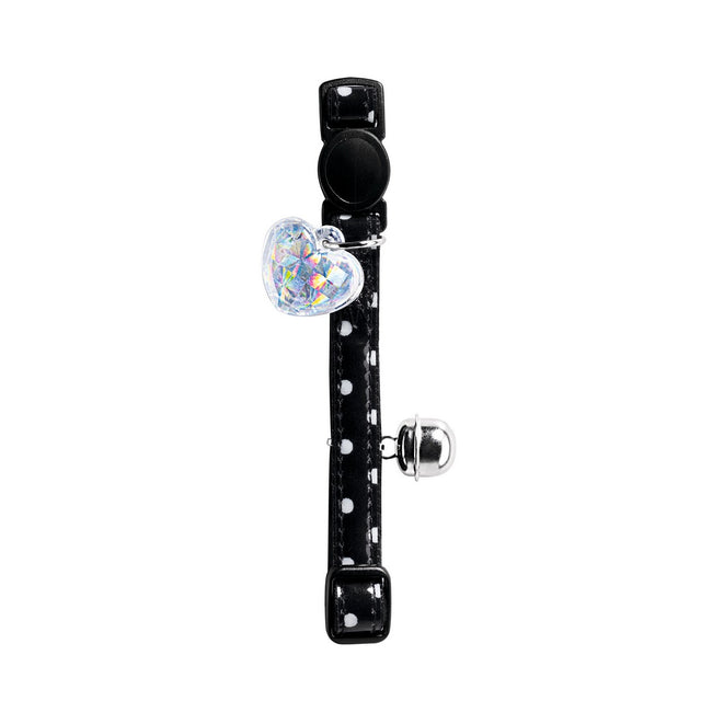 Collier pour chat Hunter Glossy Dots Noir (17,1 x 3,6 x 2,5 cm)