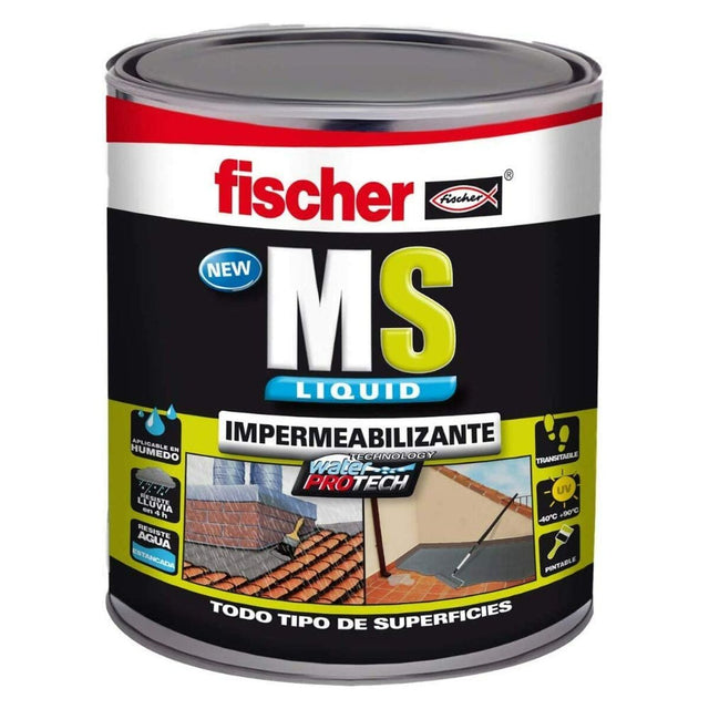 Scellant/Adhésif Fischer Ms Marron 1 kg Couleur brique