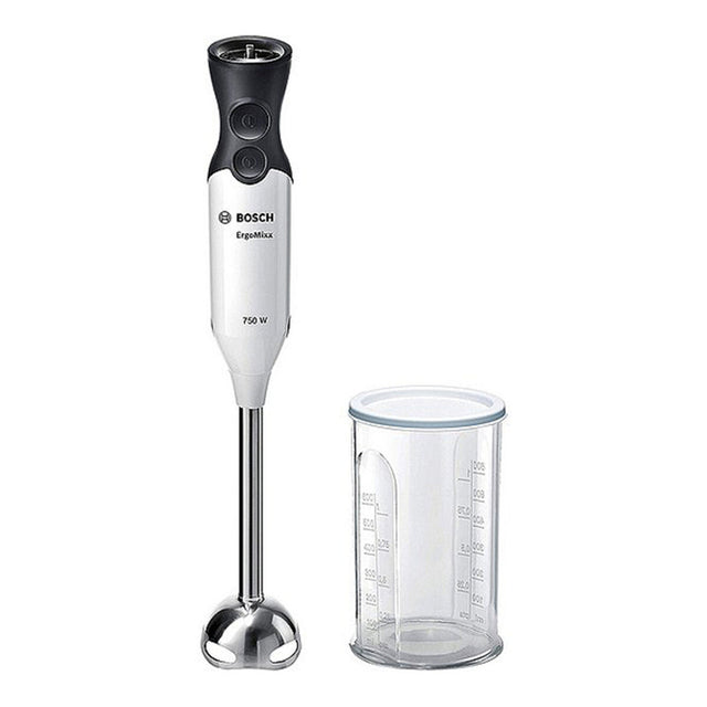 Mixeur plongeant BOSCH MSM67110W 750W Blanc Noir Plastique Acier inoxydable 750 W Blanco
