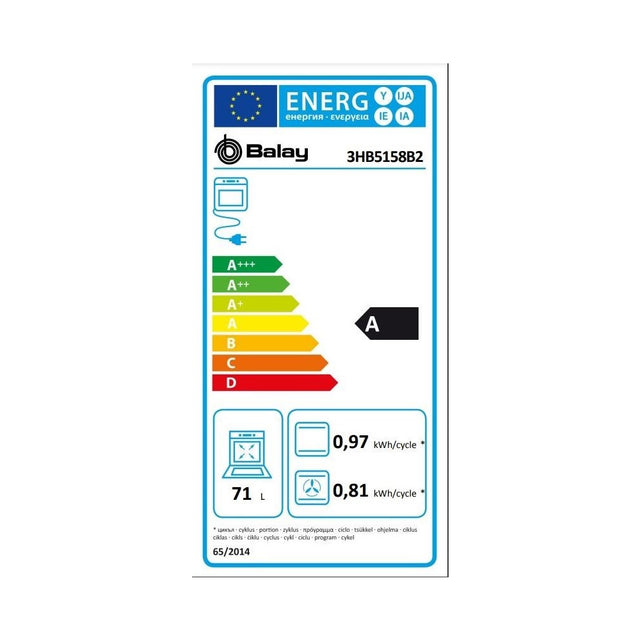 Four Balay 3HB5158B2 71 L 3400 W