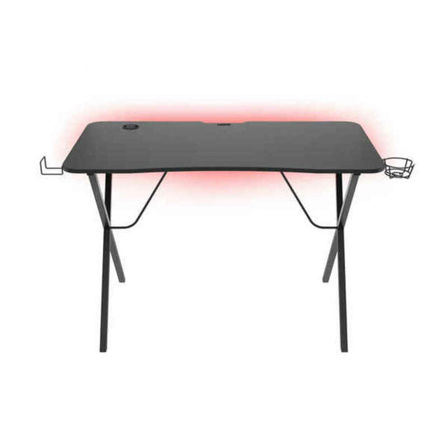 Table Gaming Genesis Holm 200 RGB Noir Acier Multicouleur Bois MDF