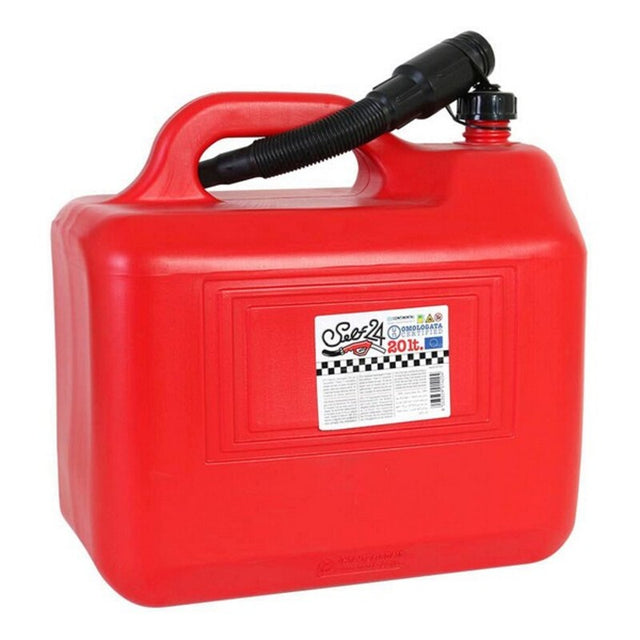 Réservoir de carburant avec entonnoir Self 20 L Rouge