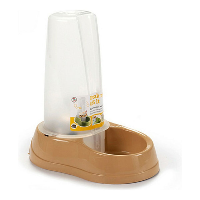 Mangeoir pour animaux Stefanplast Beige Plastique 650 ml 12 x 19,5 x 19 cm