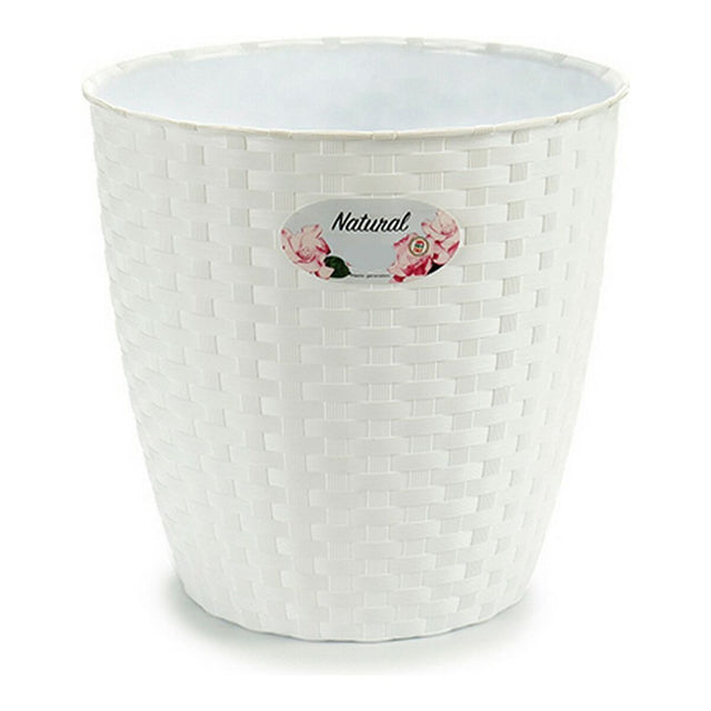 Cache-pot Stefanplast 73470 Blanc Plastique 24 x 22,5 x 24 cm