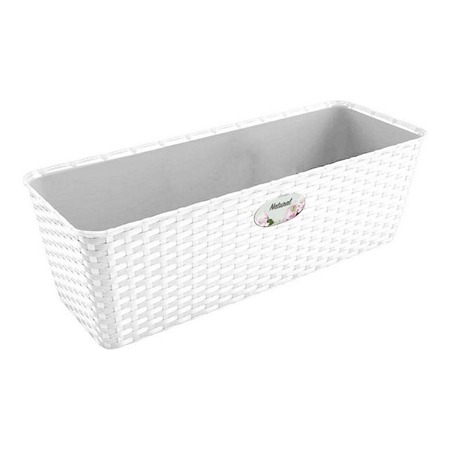 Jardinière Stefanplast MID319106 Blanc Plastique