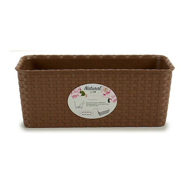 Jardinière Stefanplast 73602 Marron 13 x 11 x 28,5 cm PVC