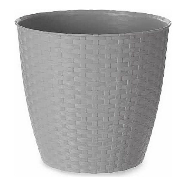 Pot Stefanplast 3872124 24 x 22,3 x 24 cm Gris Plastique