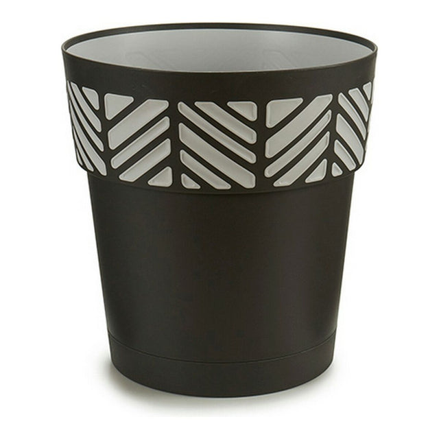 Cache-pot Stefanplast 8003507946033 Gris Anthracite Plastique 29 x 29 x 29 cm