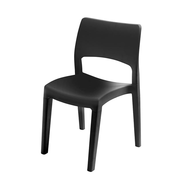 Chaise de jardin Progarden Klik Klak 52 x 53,5 x 82 cm Empilable Anthracite