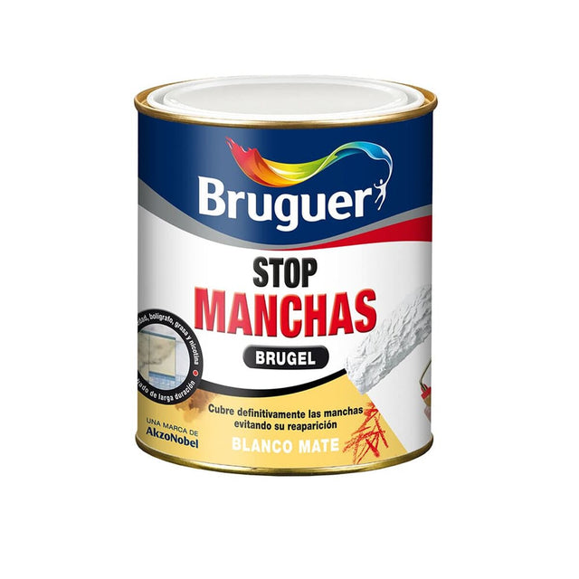 Peinture Bruguer 5056560 Inodore Antitaches Blanc 750 ml Mat