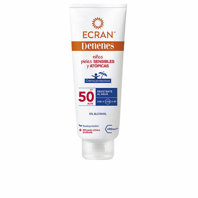 Protecteur Solaire pour enfant Ecran Denenes Peaux sensibles Peaux atopiques Enfants SPF 50 (250 ml)