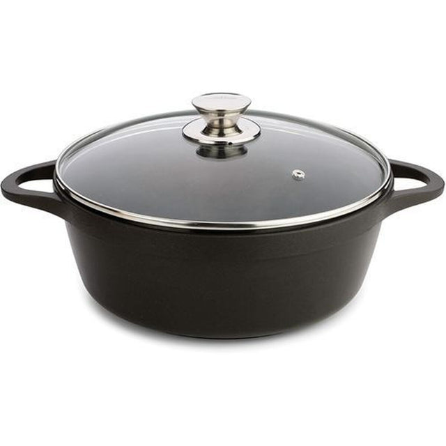 Casserole avec Couvercle Valira BLACK IND 24CM Ø 24 cm