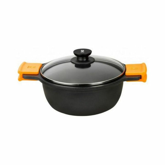 Casserole BRA Braisogona_A270324 (24 cm) Noir 4 L Ø 24 cm Aluminium forgé