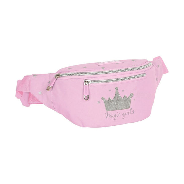 Sac banane Moos Magic girls Rose (23 x 12 x 9 cm)