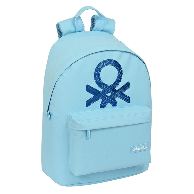 Sacoche pour Portable Benetton benetton Bleu clair (31 x 41 x 16 cm)