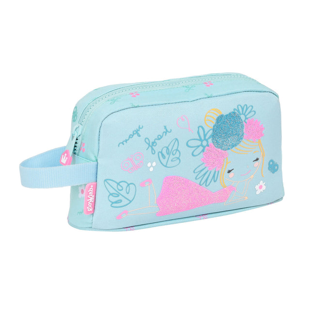 Sac glacière goûter Glow Lab Cute doll 21.5 x 12 x 6.5 cm Bleu clair