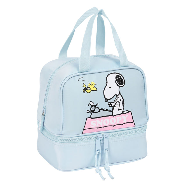 Sac à goûter Snoopy Imagine Bleu 20 x 20 x 15 cm