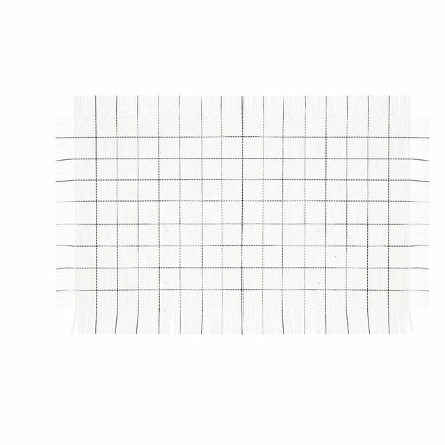 Dessous de plat Bidasoa Ikonic Blanc PVC (47,5 x 29,5 cm) (Pack 12x)