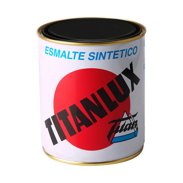Émail synthétique Titan 001056738 Noir Brillant 375 ml