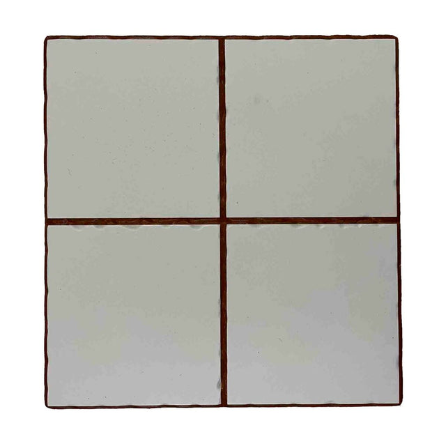 Dessous de plat Versa Blanc Céramique (20 x 20 cm)