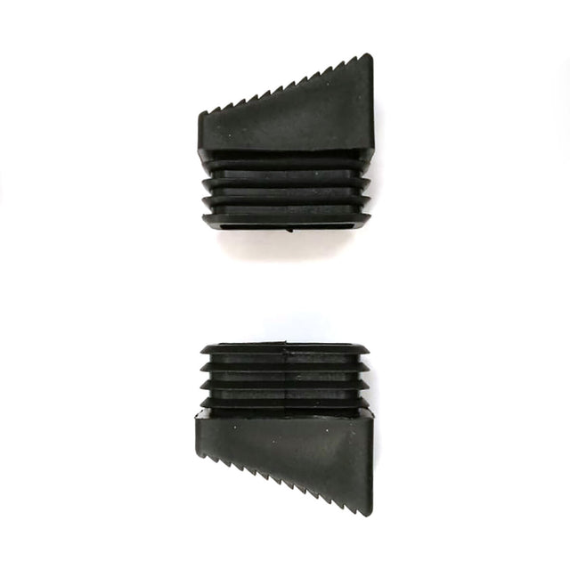 Embout/Bouchon final Tabouret Escalier 2 Unités Noir Antidérapant (40 x 20 mm)