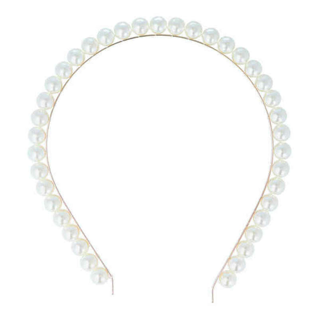 Serre-tête Eurostil DORADA CON Doré Perles (2 uds)