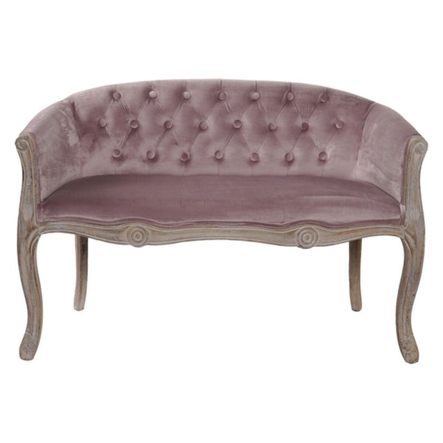 Canapé DKD Home Decor Rose Bois Marron 107 x 61 x 71 cm