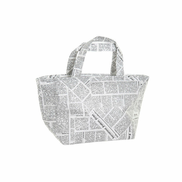 Sac à goûter DKD Home Decor Thermique 23 x 14,5 x 20 cm Noir Blanc