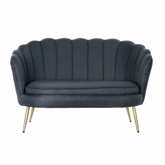 Canapé DKD Home Decor 8424001819737 130 x 77 x 83 cm Bleu Métal