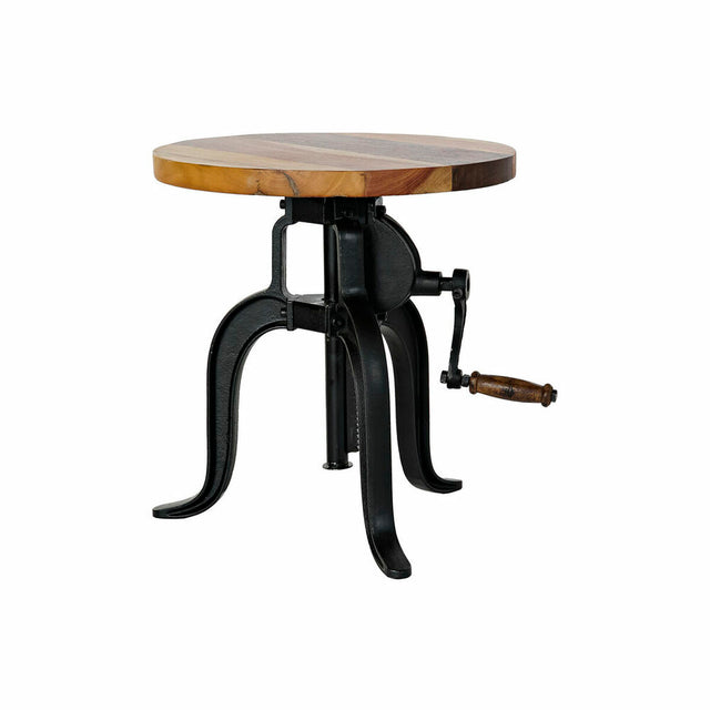 Table d'appoint DKD Home Decor Noir Bois Métal (45 x 45 x 42 cm)