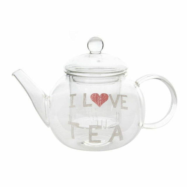 Théière DKD Home Decor 250 ml 14 x 8 x 15 cm Transparent