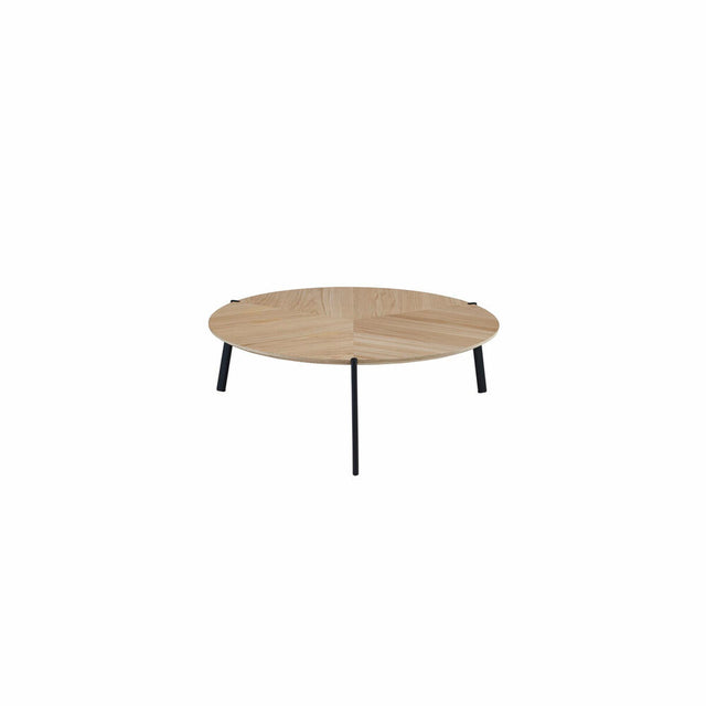 Table d'appoint DKD Home Decor Métal Marron Clair Bois MDF (110 x 110 x 37.5 cm)
